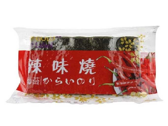 金牌對切燒海苔- 辣味39g
