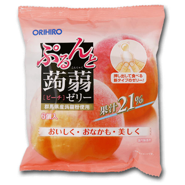 Orihiro 蒟蒻啫喱-桃味120G