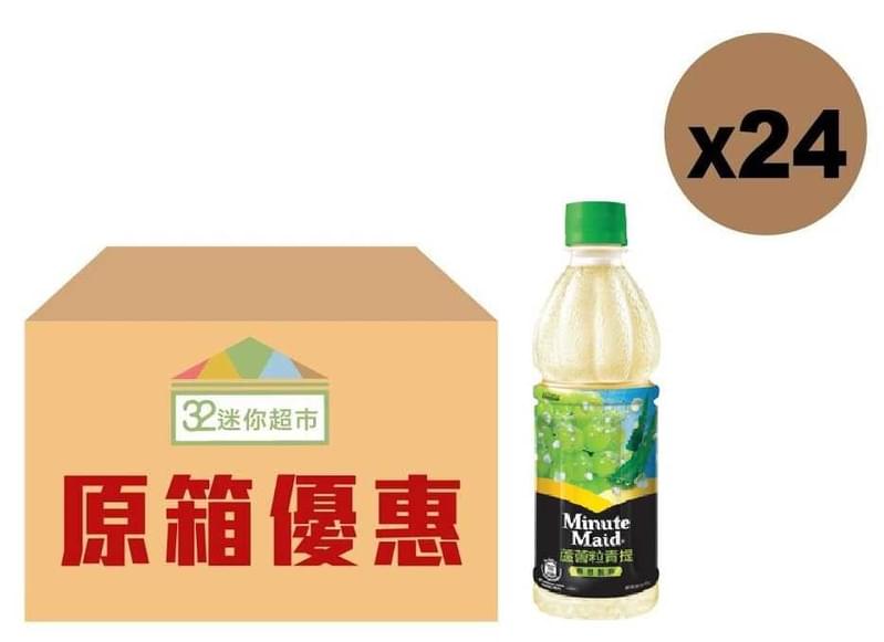 MINUTE MAID 蘆薈粒青提420ML- 原箱 24支