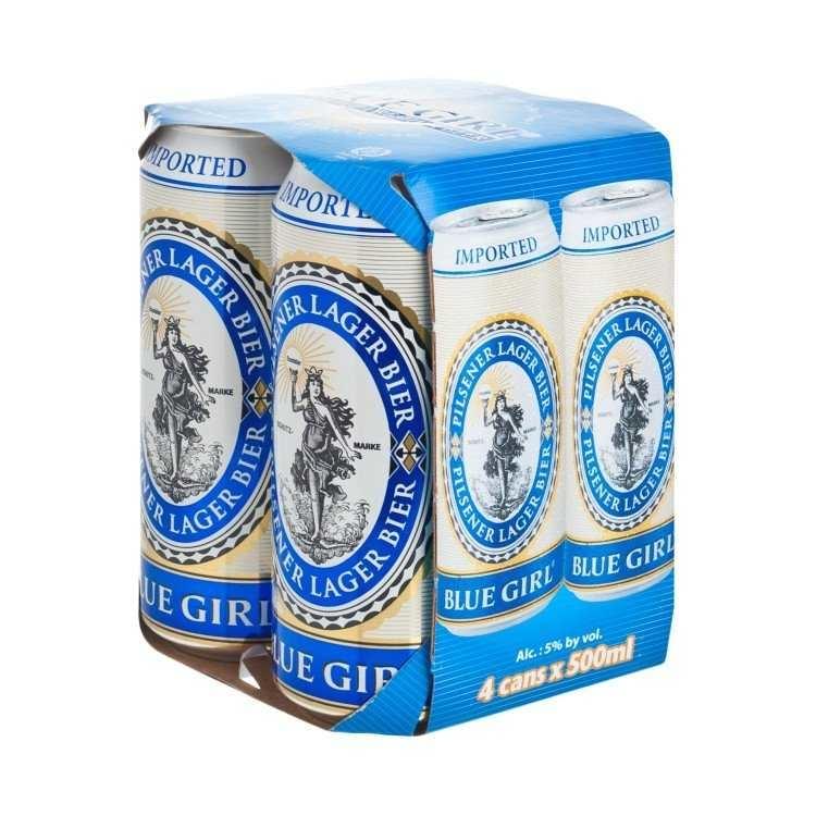 藍妹啤酒巨罐裝 500ml  x 4罐