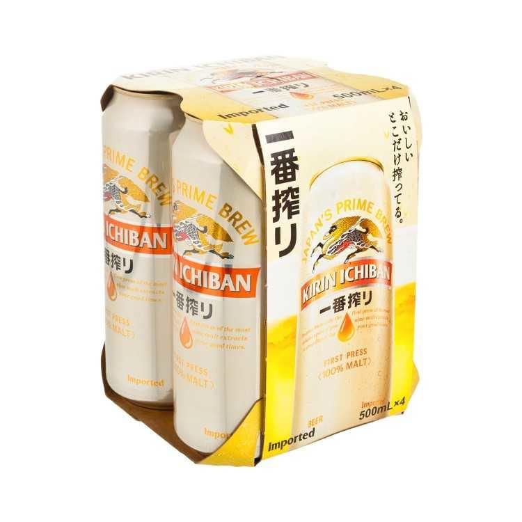麒麟一番搾巨罐裝 500ml  x 4罐