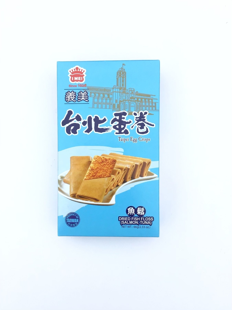 義美台北魚鬆蛋卷66克