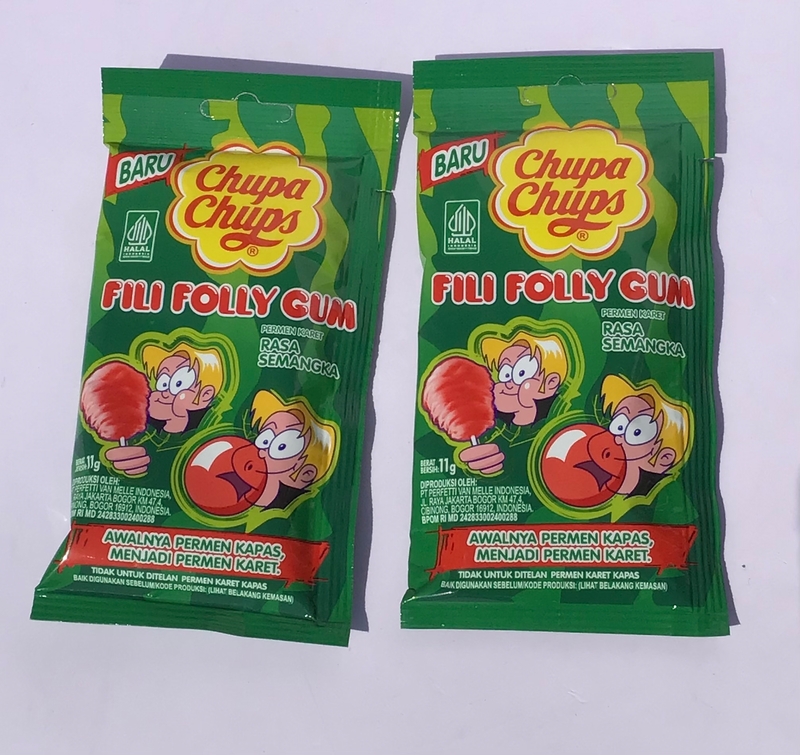 珍寶珠西瓜味棉花糖香口膠11g(2包裝）