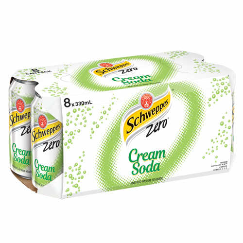 「零系玉泉」忌廉味汽水330ML 8罐裝