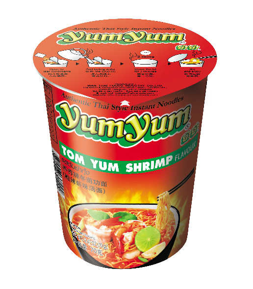 YUM YUM冬蔭酸辣蝦味杯麵