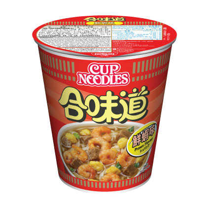 合味道鮮蝦味杯麵