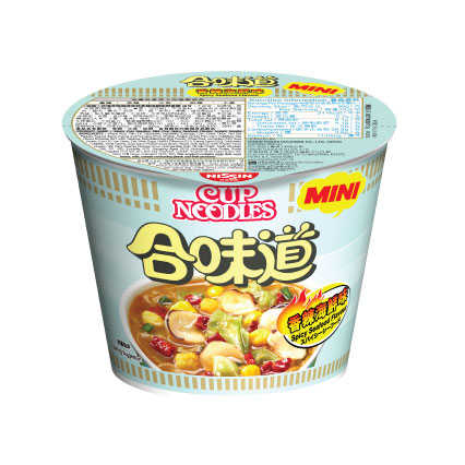 合味道香辣海鮮味迷你杯麵