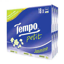 TEMPO迷你茉莉花香紙巾18包