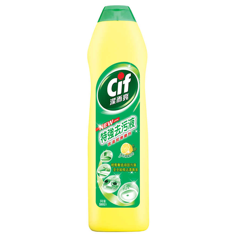 潔而亮 - 清新檸檬特強去污液500ml 