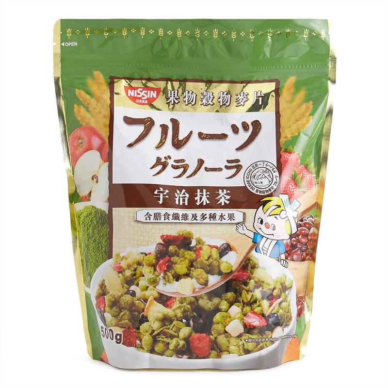 日清 抺茶穀物麥片500G