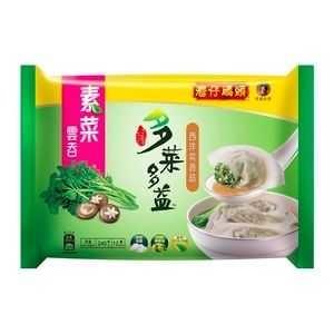 灣仔碼頭多菜多益素菜香菇木耳水餃15粒235G
