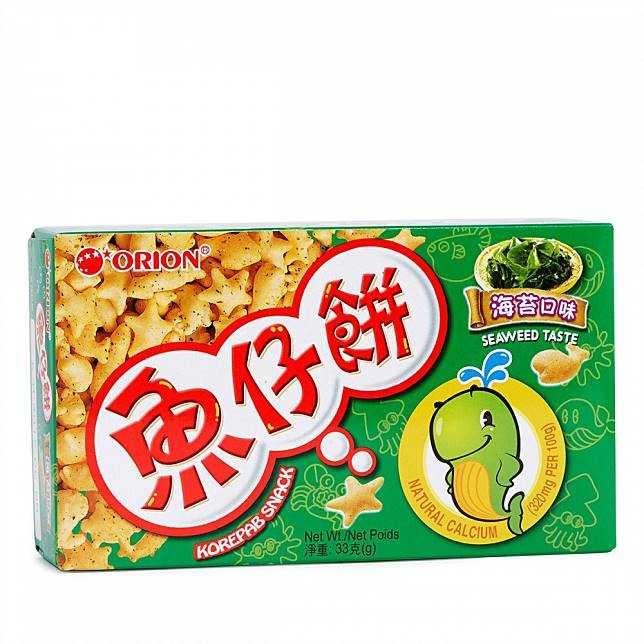 ORION魚仔餅紫菜味33克